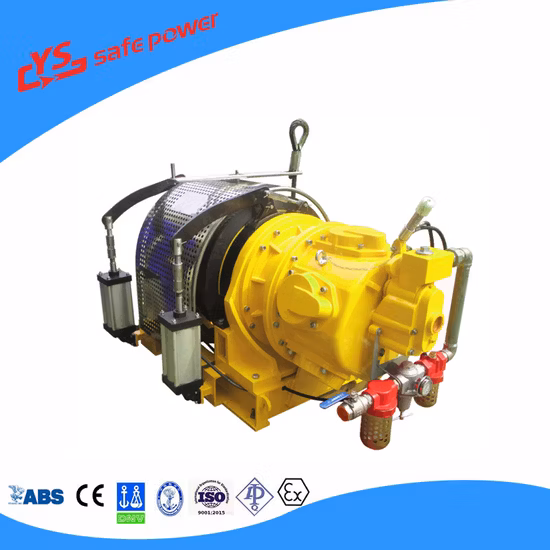 Cabrestante neumático Jqhs100*12 para minería y yacimientos petrolíferos utilizados para transportar carga pesada