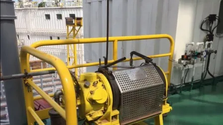 Cabrestantes accionados por aire con certificación ABS/CCS de 5 toneladas para buques marinos